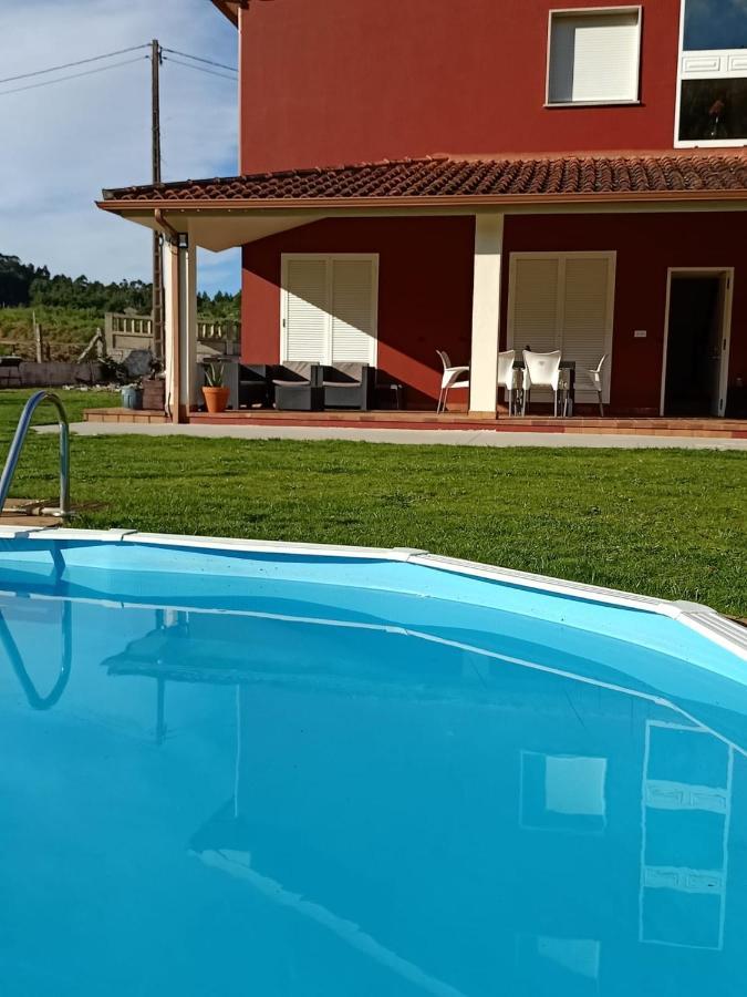 Apartamento En Bloque Vivienda Con Piscina Y Barbacoa A 15 Min De La Playa Meis Exteriör bild