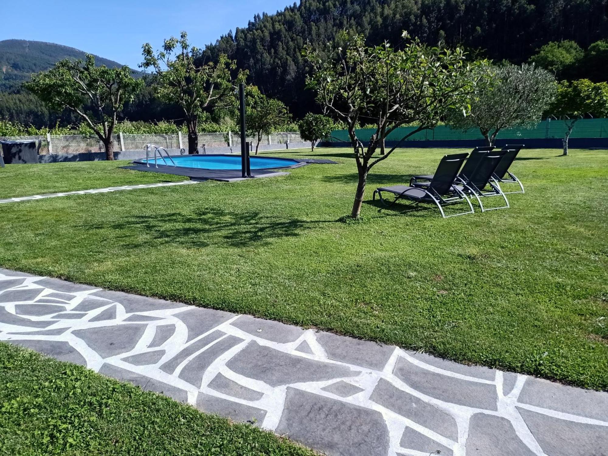 Apartamento En Bloque Vivienda Con Piscina Y Barbacoa A 15 Min De La Playa Meis Exteriör bild